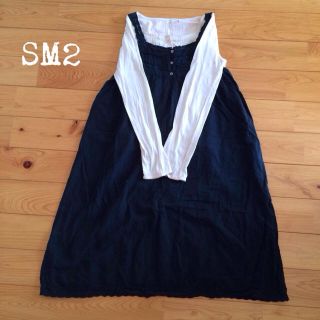 サマンサモスモス(SM2)のSM2♡深緑 ロングワンピース(ロングワンピース/マキシワンピース)