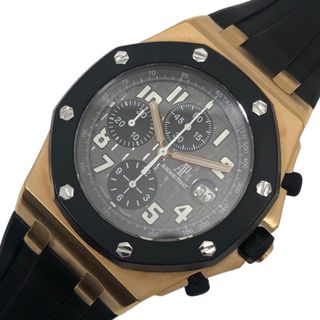 オーデマピゲ(AUDEMARS PIGUET)の　オーデマ・ピゲ AUDEMARS PIGUET ロイヤルオーク オフショア クロノグラフ 25940OK.OO.D002CA.01.A グレー文字盤 K18PG/ラバーストラップ メンズ 腕時計(その他)