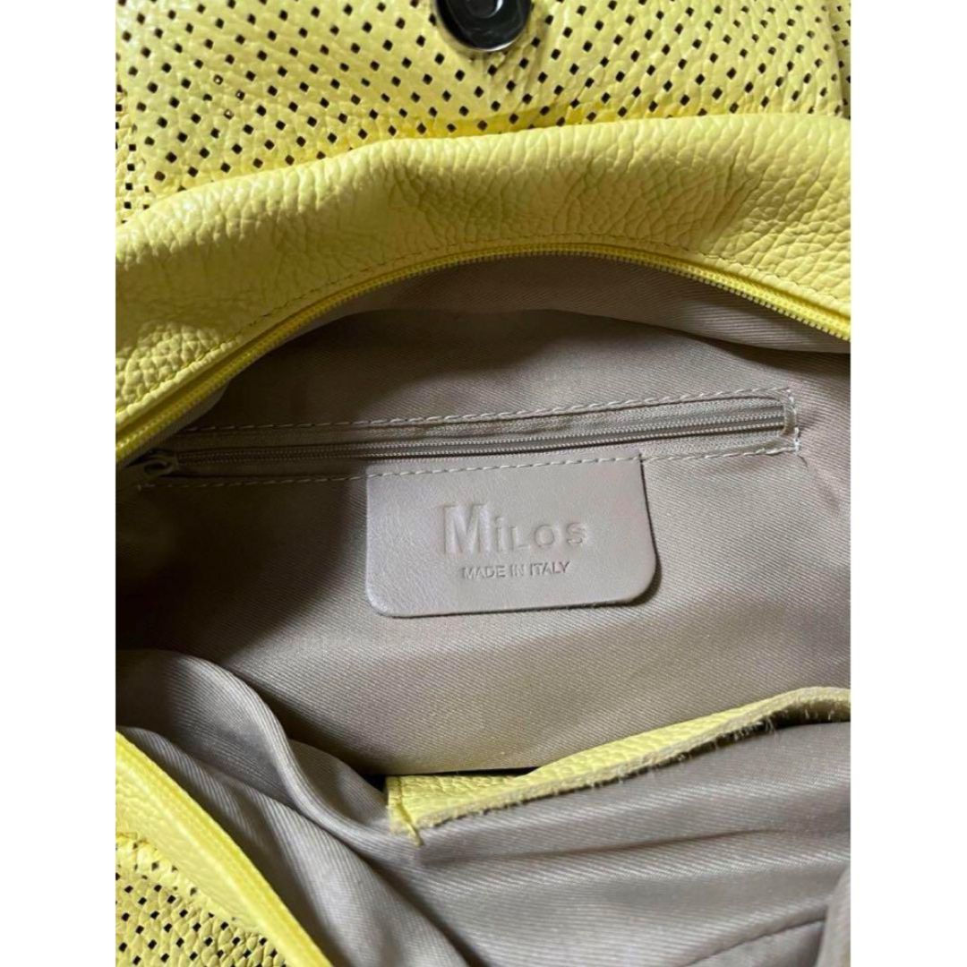 MILOS(ミロス)の【MILOS（ミロス）】パンチングラウンドトートバッグ　ショルダーバッグ レディースのバッグ(ショルダーバッグ)の商品写真