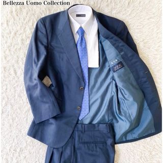 Bellezza Uomo イタリア製　セットアップスーツ　美品M～Lサイズ(セットアップ)