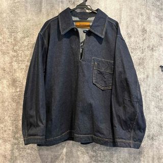 AURALEE - MATSUFUJI PULLOVER WORK DENIM JACKET