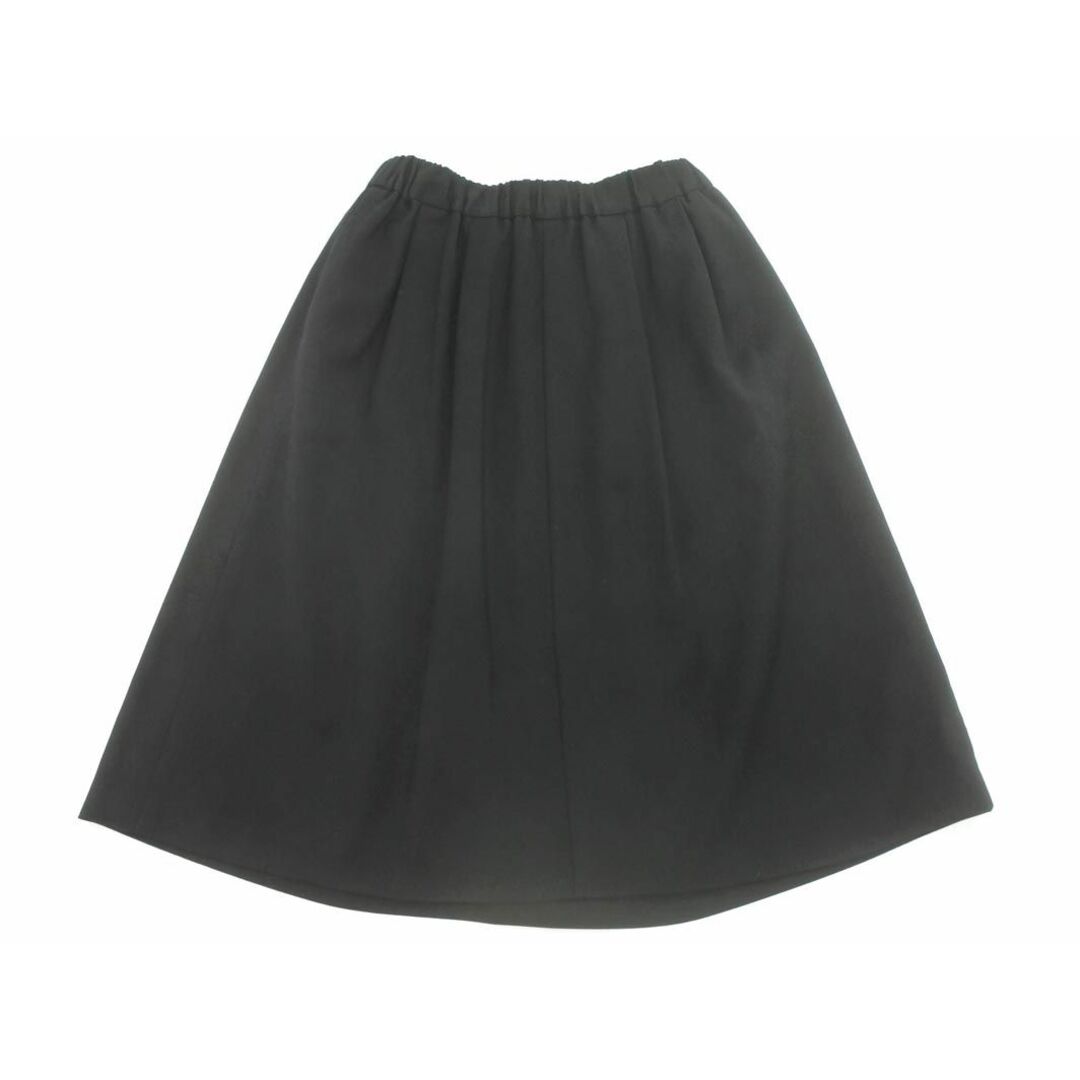 Techichi(テチチ)のTechichi テチチ Aライン 台形 スカート sizeS/黒 ■■ レディース レディースのスカート(ひざ丈スカート)の商品写真