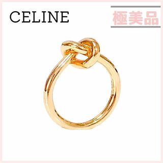 celine - CELINE セリーヌ ノットリング 指輪 ゴールドフィニッシュ 12号 結び目
