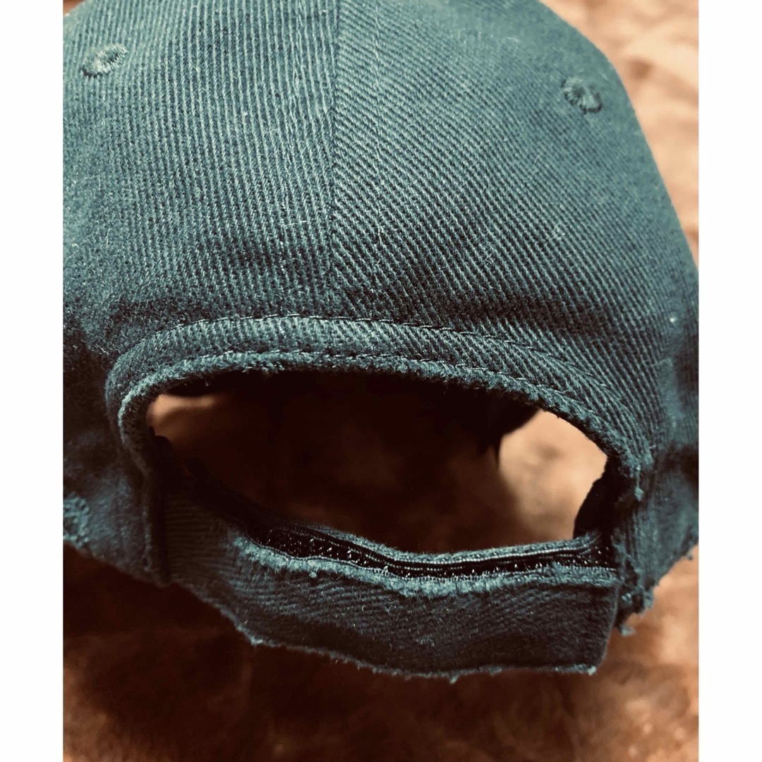 Balenciaga(バレンシアガ)のバレンシアガ balenciaga 加工 キャップ ブラック ロゴ デストロイ メンズの帽子(キャップ)の商品写真