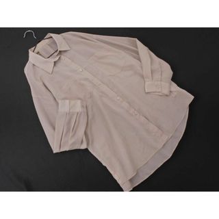 イング(INGNI)のINGNI イング シアー シャツ sizeM/グレー ■◇ レディース(シャツ/ブラウス(長袖/七分))