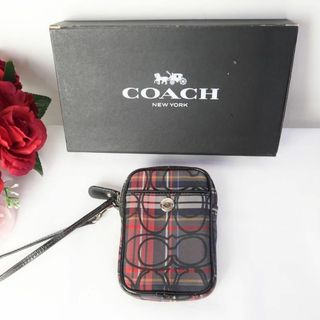 コーチ(COACH)のs750 良品 コーチ マルチポーチ たばこケース タバコ 煙草 シグネチャー(その他)