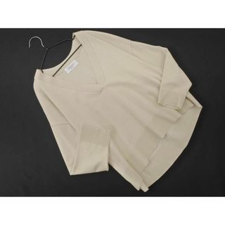 オペーク(OPAQUE)のOPAQUE オペーク Vネック ニット セーター size38/アイボリー ■◇ レディース(ニット/セーター)