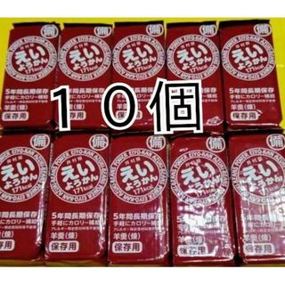 イムラヤ(井村屋)の井村屋 えいようかん １０個 羊羹 和菓子 保存用 お菓子 小倉 小豆 お茶請け(菓子/デザート)