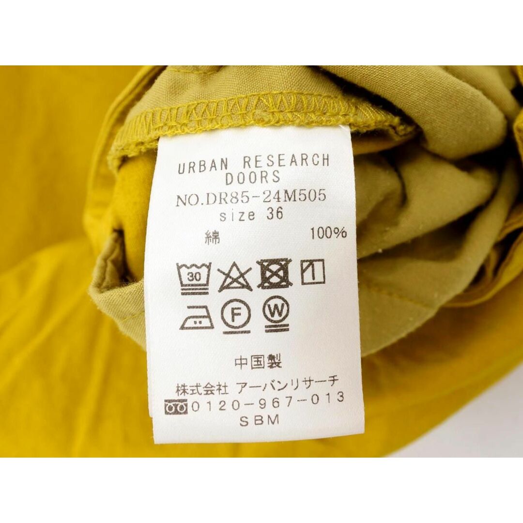 URBAN RESEARCH(アーバンリサーチ)のURBAN RESEARCH DOORS アーバンリサーチドアーズ ワイド パンツ size36/黄 ■◇ レディース レディースのパンツ(その他)の商品写真