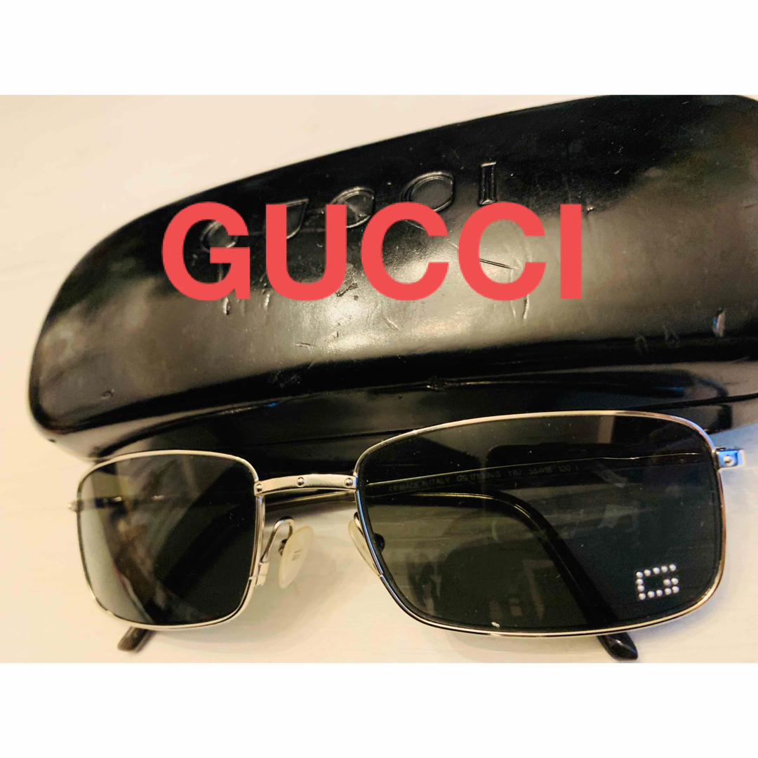 Gucci(グッチ)のOLD GUCCI スクエア サングラス ビンテージ グッチ オールド メンズのファッション小物(サングラス/メガネ)の商品写真