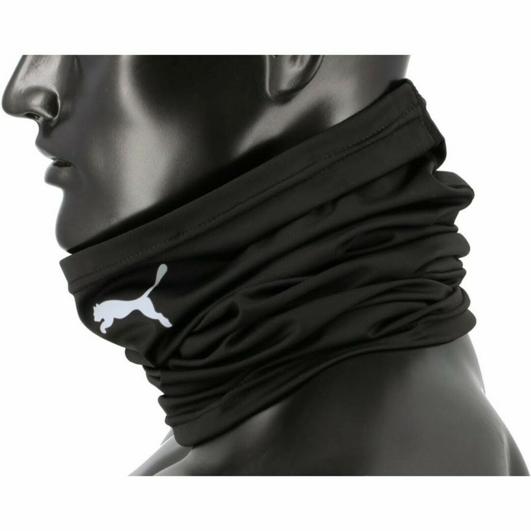 PUMA(プーマ)のプーマ　ネックウォーマー　マルチスカーフ　マフラー　ヘアバンド　ブラック黒色 メンズのファッション小物(ネックウォーマー)の商品写真