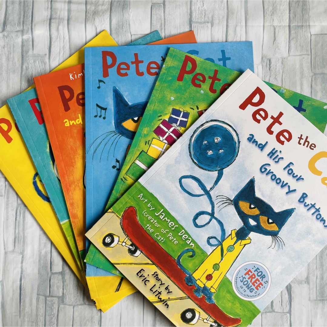 大人気　英語絵本　Pete the cat シリーズ　 大きな絵本　6冊セット エンタメ/ホビーの本(絵本/児童書)の商品写真