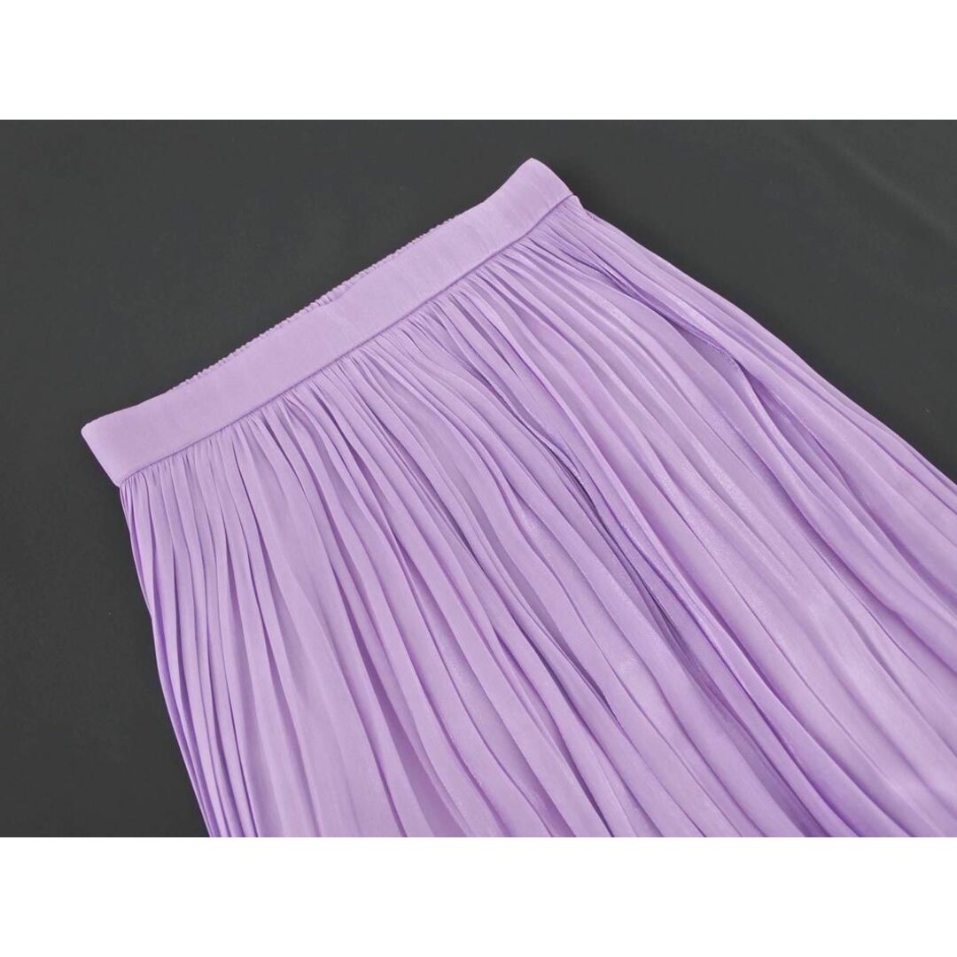 PLST(プラステ)のPLST プラステ ギャザー マキシ スカート sizeXS/紫 ■◇ レディース レディースのスカート(ロングスカート)の商品写真