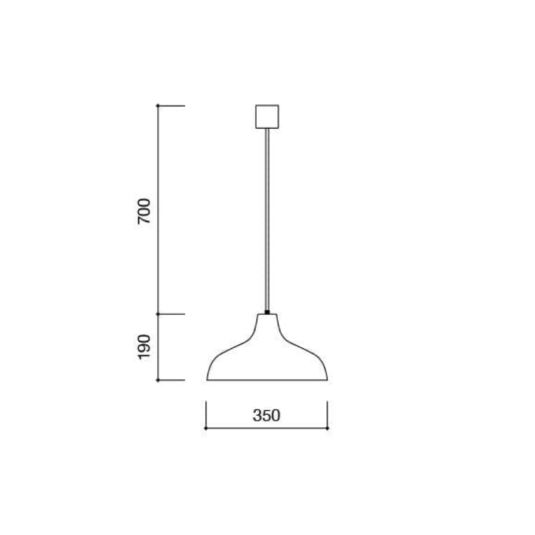 IDEE(イデー)のIDEE KULU LAMP Blue / イデー クルランプ ブルー インテリア/住まい/日用品のライト/照明/LED(天井照明)の商品写真