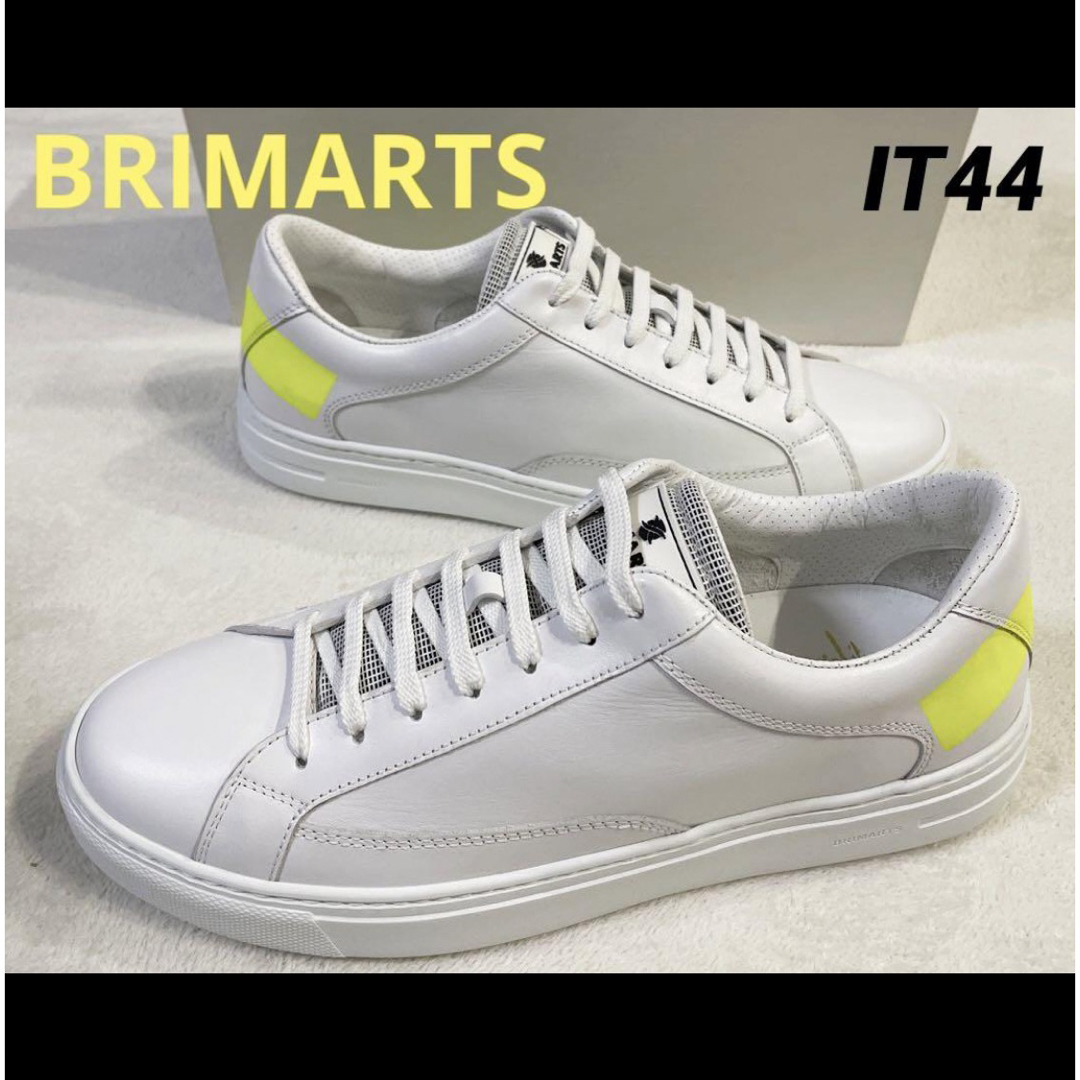 SALE‼️【新品】BRIMARTS (ブリマート) ホワイト 44 イタリア製 メンズの靴/シューズ(スニーカー)の商品写真