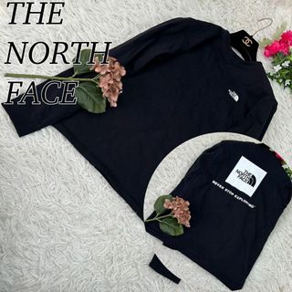 THE NORTH FACE - ノースフェイス レディース Mサイズ ロンＴ 長袖 トレーナー ロゴ Tシャツ