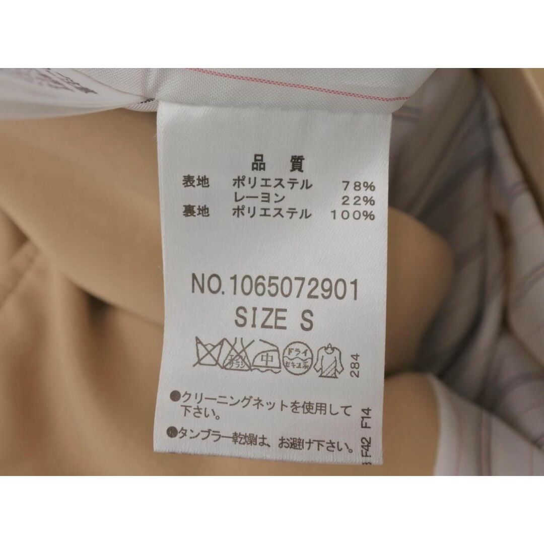 MAJESTIC LEGON(マジェスティックレゴン)のMAJESTIC LEGON マジェスティックレゴン 2WAY ノーカラー トレンチ コート sizeS/ベージュ ■◇ レディース レディースのジャケット/アウター(トレンチコート)の商品写真