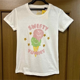 SMILEY FACE スマイリーフェイス ホワイト　半袖　Tシャツ(Tシャツ(半袖/袖なし))