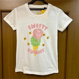 SMILEY FACE スマイリーフェイス ホワイト　半袖　Tシャツ(Tシャツ(半袖/袖なし))