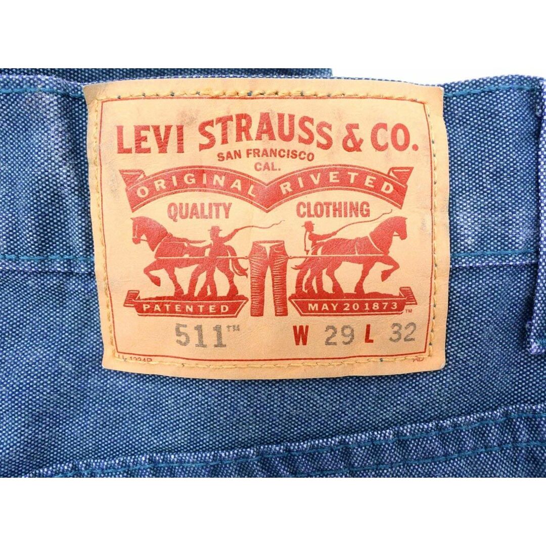 Levi's(リーバイス)のLEVI'S リーバイス 511 パンツ size29/青 ■■ メンズ メンズのパンツ(その他)の商品写真