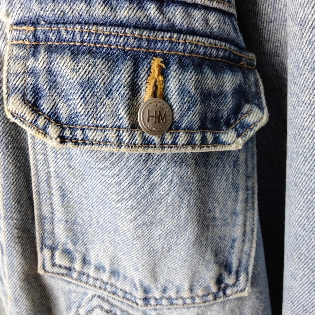 VINTAGE(ヴィンテージ)のデニムジャケット　ファースト　Ｇジャン 古着　アースカラー　アメカジ　グランジ メンズのジャケット/アウター(Gジャン/デニムジャケット)の商品写真