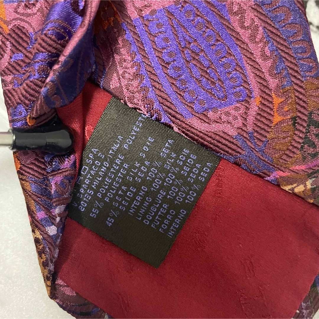 ETRO(エトロ)の【美品ペイズリー】262 エトロ　ネクタイ　ETRO マルチカラー　希少 メンズのファッション小物(ネクタイ)の商品写真