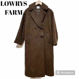 ローリーズファーム(LOWRYS FARM)のLOWRYS FARM ローリーズファーム　シャギーロングチェスターコート　茶(チェスターコート)