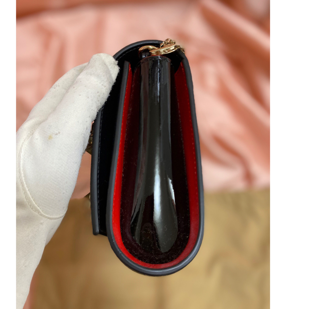 Christian Louboutin(クリスチャンルブタン)の美品　クリスチャンルブタン　ショルダーバッグ　クラッチ　チェーンバッグ　ビジュー レディースのバッグ(ショルダーバッグ)の商品写真