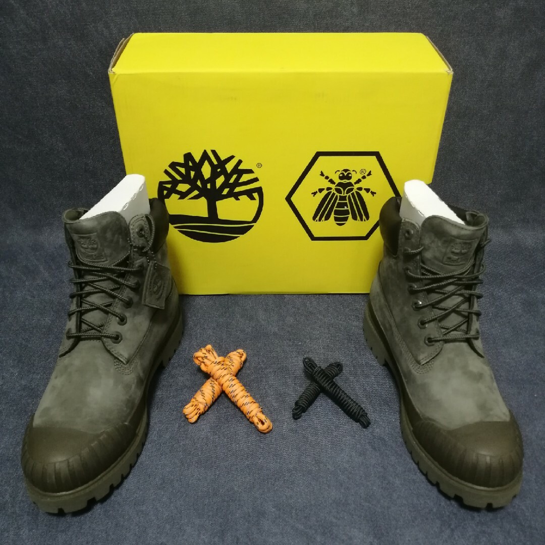 Timberland(ティンバーランド)の★新品・コラボ★ティンバーランド×BEE LINE　コラボ　マウンテンブーツ 緑 メンズの靴/シューズ(ブーツ)の商品写真