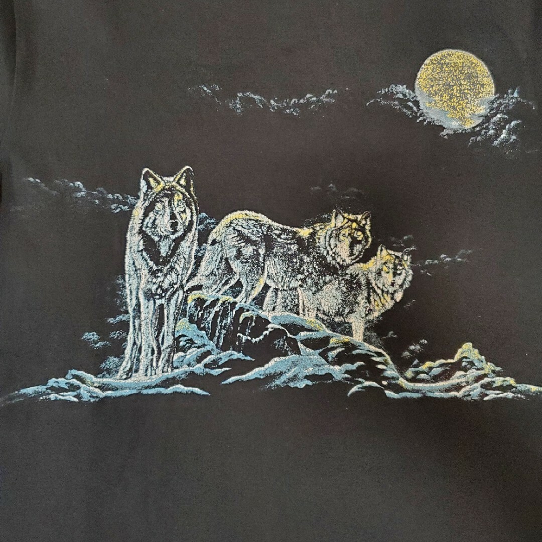 Saint Laurent(サンローラン)の【Saint Laurent】16ss Wolf Moon Tシャツ メンズのトップス(Tシャツ/カットソー(半袖/袖なし))の商品写真