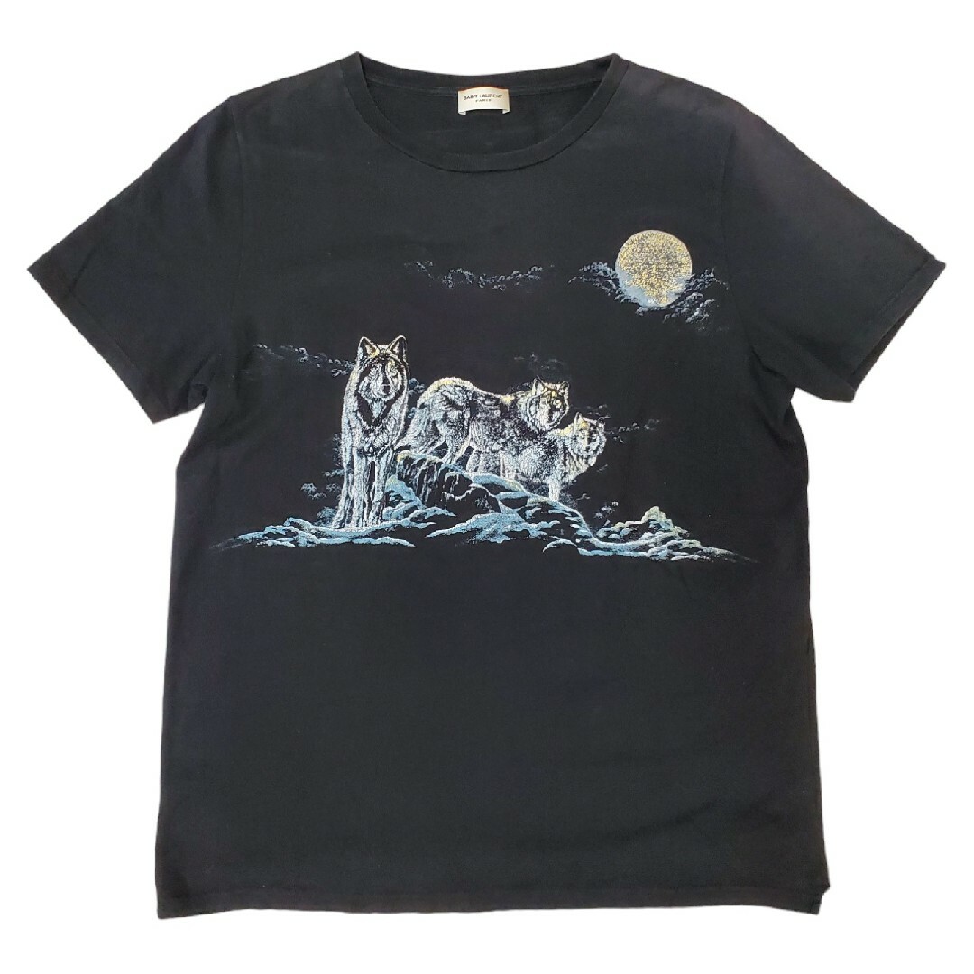 Saint Laurent(サンローラン)の【Saint Laurent】16ss Wolf Moon Tシャツ メンズのトップス(Tシャツ/カットソー(半袖/袖なし))の商品写真