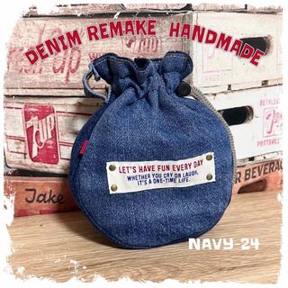 DENIM REMAKE ころりん巾着(その他)