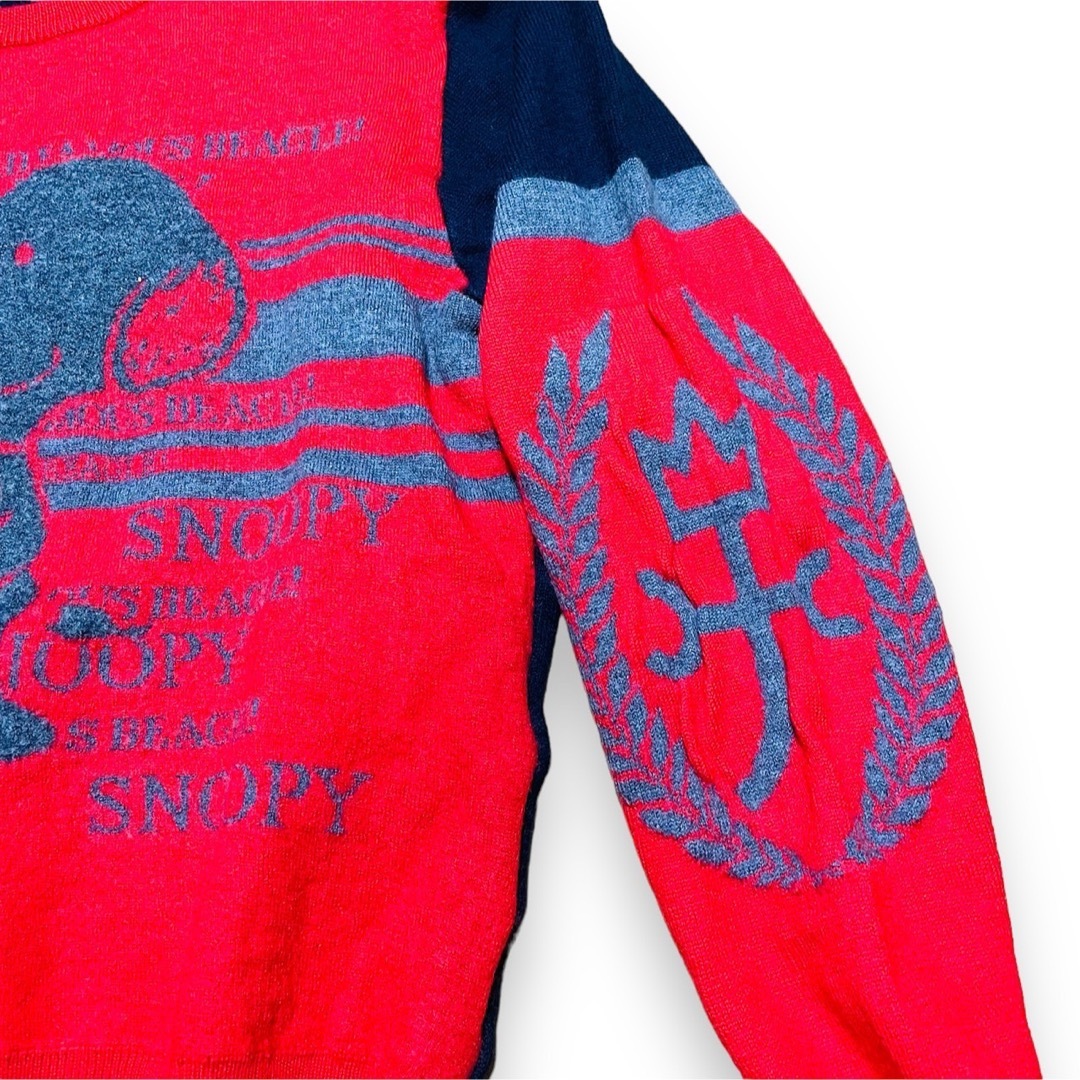 CASTELBAJAC(カステルバジャック)のカステルバジャック×スヌーピー ニット セーター 48 SNOOPY メンズのトップス(ニット/セーター)の商品写真
