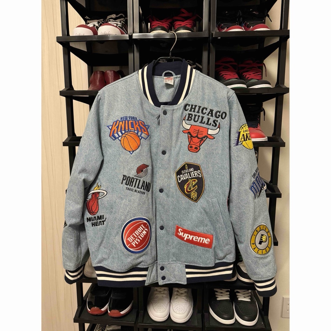 Supreme(シュプリーム)のSupreme NIKE NBA Warm-Up Jacket L メンズのジャケット/アウター(Gジャン/デニムジャケット)の商品写真