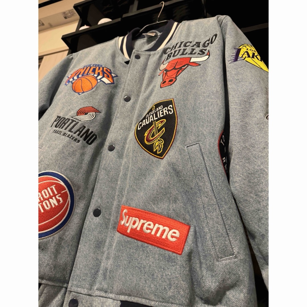 Supreme(シュプリーム)のSupreme NIKE NBA Warm-Up Jacket L メンズのジャケット/アウター(Gジャン/デニムジャケット)の商品写真