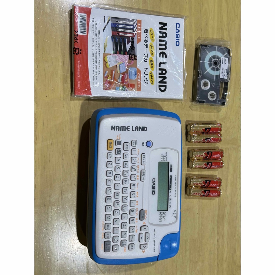 CASIO(カシオ)の【新品、未使用】ネームランド　カシオ　KL-P40-BU 25／3月まで保証付 インテリア/住まい/日用品のオフィス用品(OA機器)の商品写真