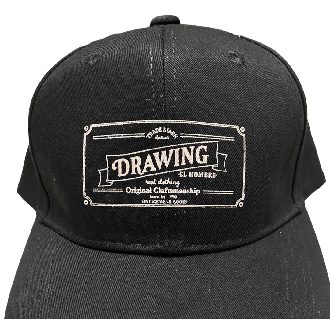 NEIGHBORHOOD(ネイバーフッド)のDrawing クラシックロゴ キャップ ブラック メンズの帽子(キャップ)の商品写真