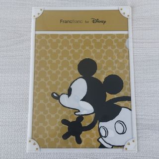 ディズニー(Disney)のFrancfranc　A4クリアファイル　ディズニーコラボ　中古品(クリアファイル)