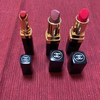 シャネル(CHANEL)のCHANEL   ルージュ訳あり３本セット(口紅)