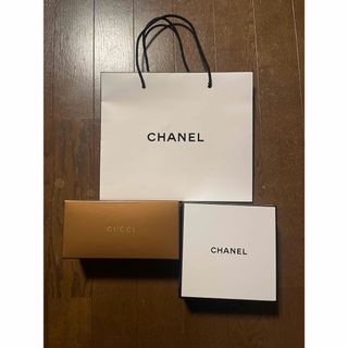 シャネル(CHANEL)のシャネル箱　袋　グッチ箱　リボン(ラッピング/包装)