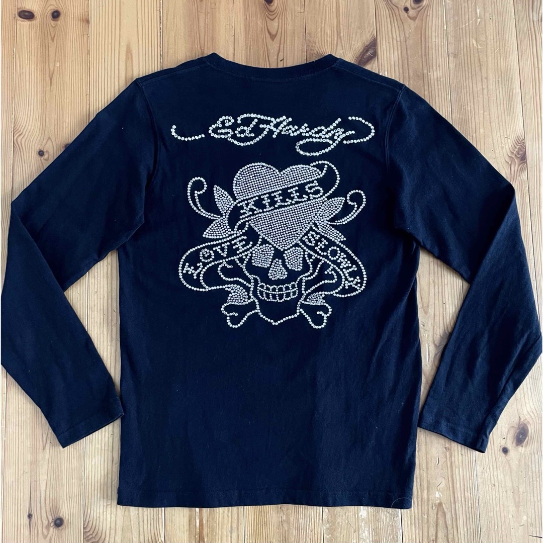 Ed Hardy(エドハーディー)のEd Hardy エドハーディ　ロンt  スタッズロゴ　ロエン　レッドペッパー メンズのトップス(Tシャツ/カットソー(七分/長袖))の商品写真