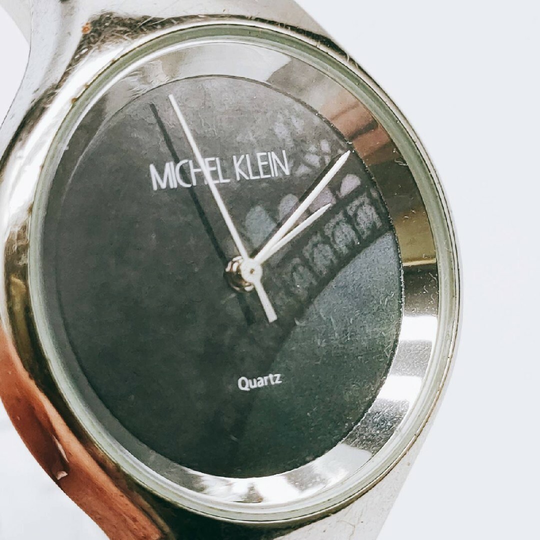 MICHEL KLEIN(ミッシェルクラン)のMICHEL KLEIN ミッシェルクラン 腕時計 黒文字盤 レディース レディースのファッション小物(腕時計)の商品写真