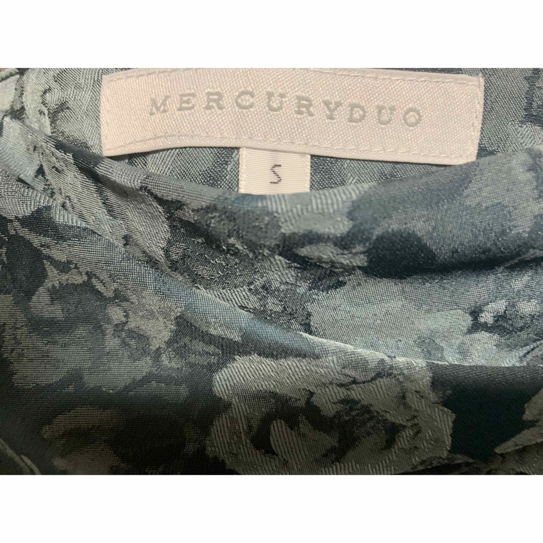 MERCURYDUO(マーキュリーデュオ)のマーキュリーデュオ　アシメマーメイドロングスカート　ブルー　Sサイズ レディースのスカート(ロングスカート)の商品写真