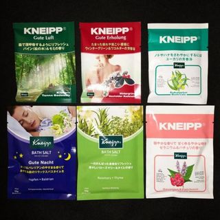 クナイプ(Kneipp)のクナイプ バスソルト 6袋 6種類 入浴剤(入浴剤/バスソルト)