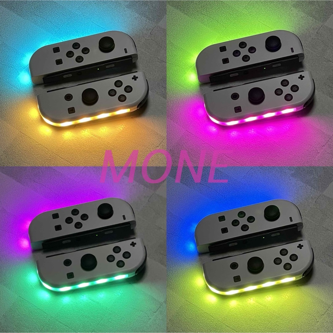 Nintendo Switch - 【新品】ジョイコン互換品 WHITEカラー LED Nintendo Switch - 【新品】ジョイコン互換品 WHITEカラー LED