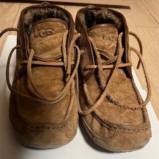 アグ(UGG)のUGG オーストラリア メンズ モカシン アンクルブーツ ブラウン (ブーツ)