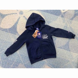 チャンピオン(Champion)の新品 Champion チャンピオン 裏起毛 パーカー 110  ネイビー(ジャケット/上着)