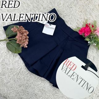 レッドヴァレンティノ(RED VALENTINO)のレッドヴァレンティノ レディース Mサイズ キュロット 半ズボン ネイビー(キュロット)