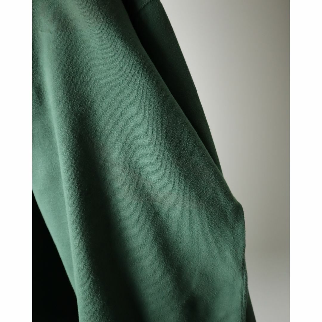 CHAPS(チャップス)のCHAPS ワンポイント 刺繍ロゴ ハーフジップ ルーズ スウェット 深緑 XL メンズのトップス(スウェット)の商品写真