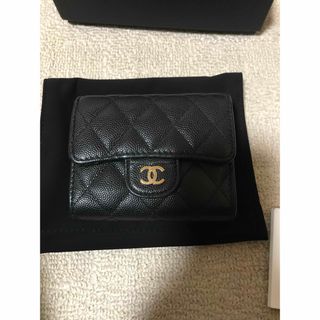 シャネル(CHANEL)のシャネル CHANEL 三つ折り財布　クラシックフラップスモールウォレット(財布)